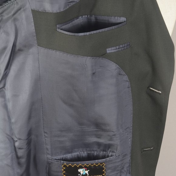 HSM Hart Schaffner & Marx Men's Blazer Gray 44R - Picture 9 of 12